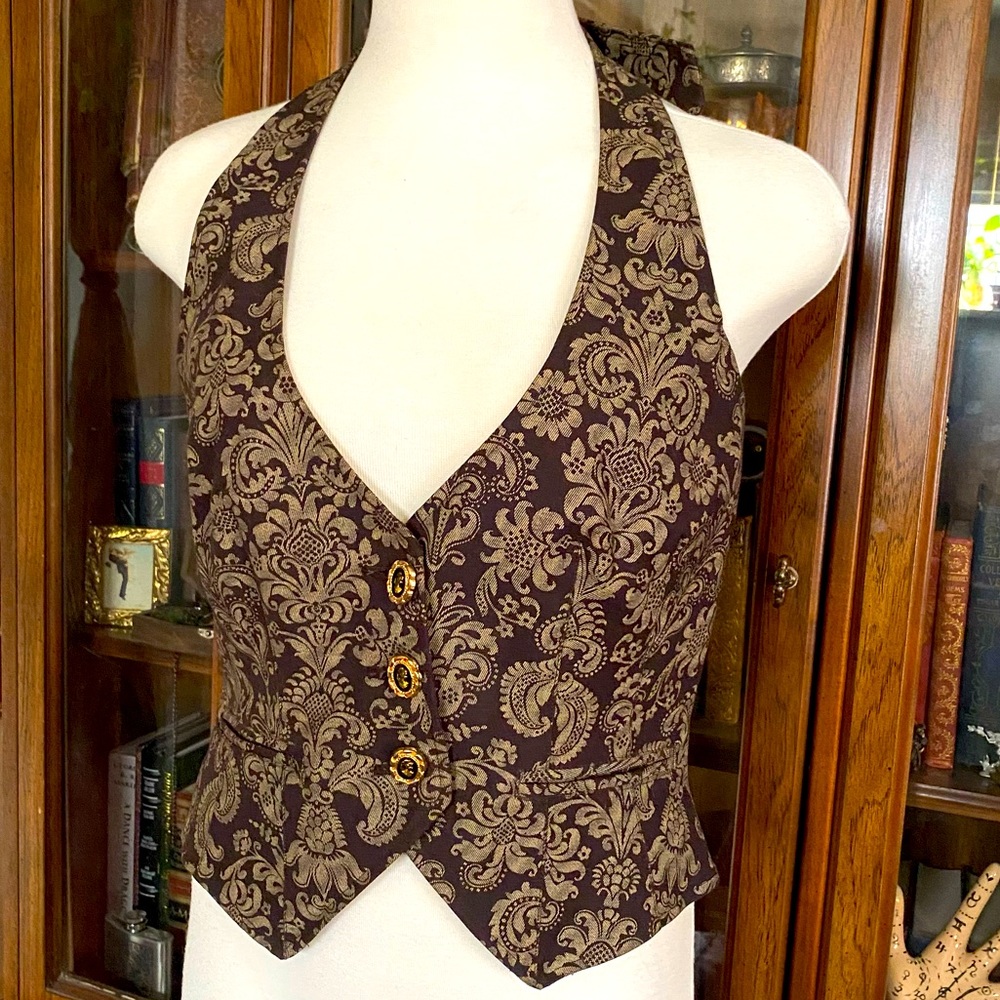 COPY - Victorian Style Vest. Size 4.